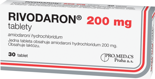 RIVODARON 200 mg tablety